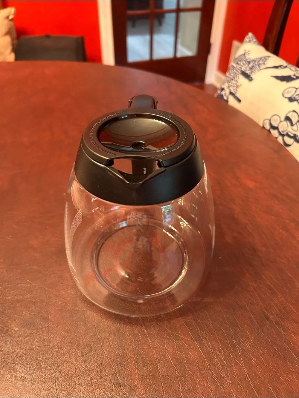 Mr. Coffee Glass Coffee Decanter Carafe 12 cup with Black Handle and Lid